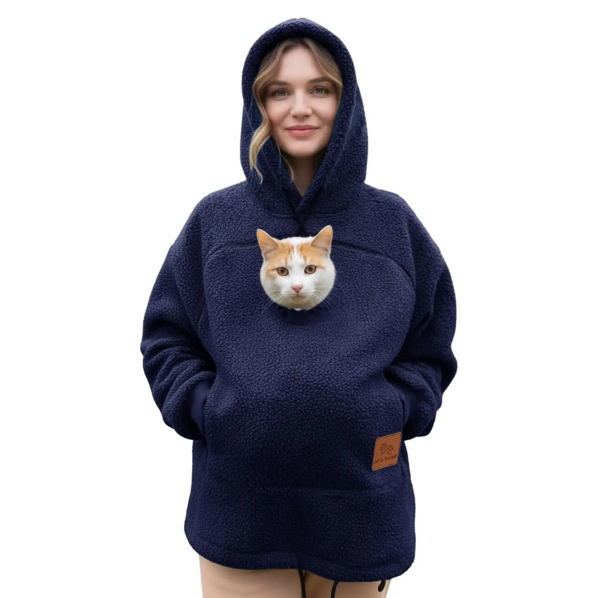 Sweat à Capuche Animly® – La Poche Cocon pour votre Compagnon