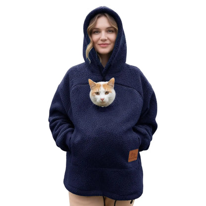Sweat à Capuche Animly® – La Poche Cocon pour votre Compagnon