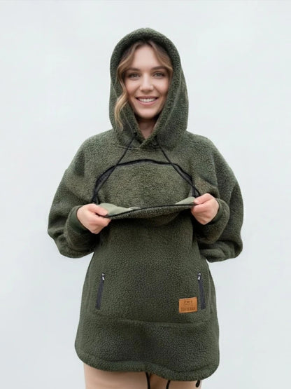 Sweat à Capuche Animly® – La Poche Cocon pour votre Compagnon