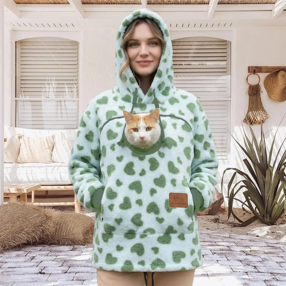 Sweat à Capuche Animly® – La Poche Cocon pour votre Compagnon