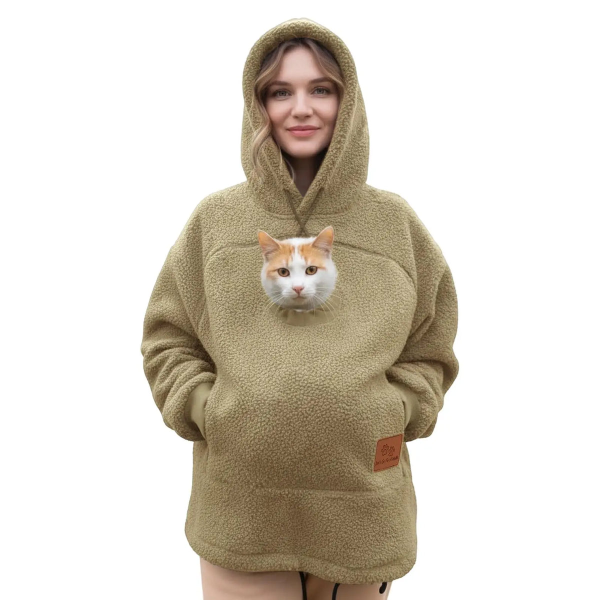 Sweat à Capuche Animly® – La Poche Cocon pour votre Compagnon