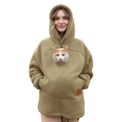Sweat à Capuche Animly® – La Poche Cocon pour votre Compagnon