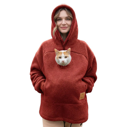 Sweat à Capuche Animly® – La Poche Cocon pour votre Compagnon