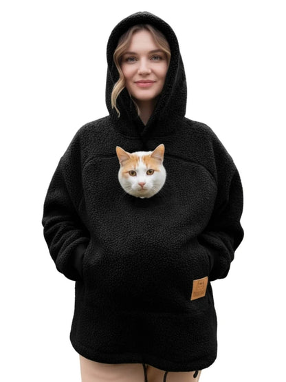 Sweat à Capuche Animly® – La Poche Cocon pour votre Compagnon